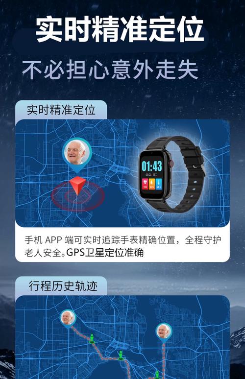 老人智能手表的一键呼救，出事了一键联系子女