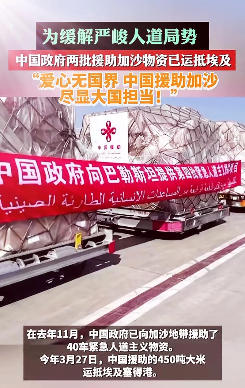 中国向中东四国提供紧急人道主义援助